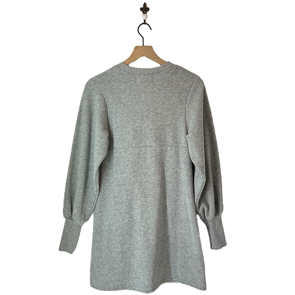 Urban Outfitters Alanna Crew-Neck Sweatshirt Dress XS Gray - Picture 3 of 10